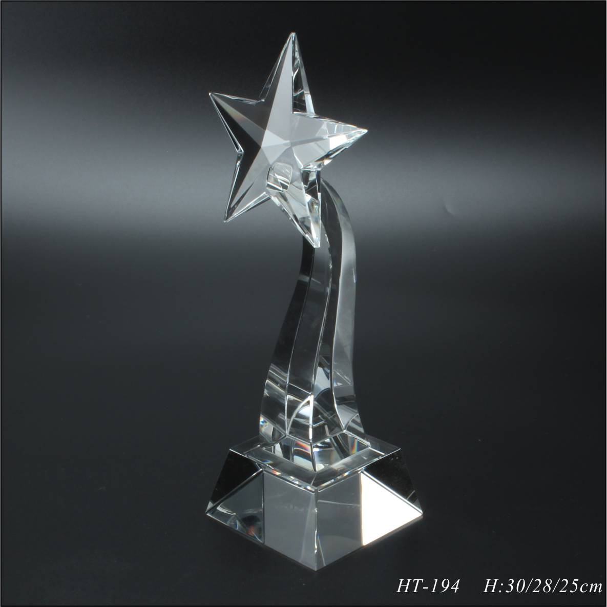 Crystal star trophy Crystal star trophy