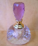 crystal perfume bottle