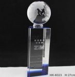 crystal trophy