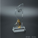 crystal trophy