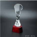 crystal trophy