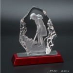 crystal trophy