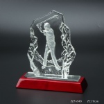 Crystal Golf Trophy