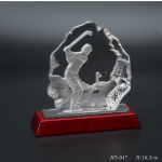 Crystal Golf Trophy