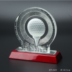 Crystal Golf Trophy