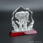 crystal trophy