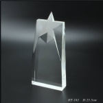 Crystal star trophy