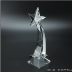 Crystal star trophy