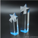 Crystal star trophy