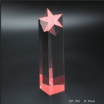 Crystal star trophy