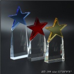 Crystal star trophy