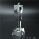 Crystal star trophy