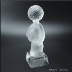 Crystal Golf Trophy
