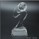 Crystal Golf Trophy