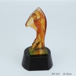 crystal trophy