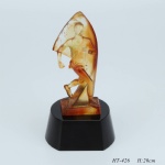 crystal trophy