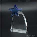 Crystal star trophy